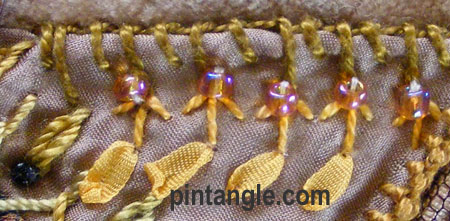 Crazy Quilt seam detail