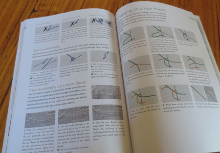Sardinian Knotted Embroidery page spread