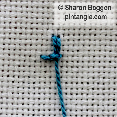 Alternating Up and down buttonhole 4